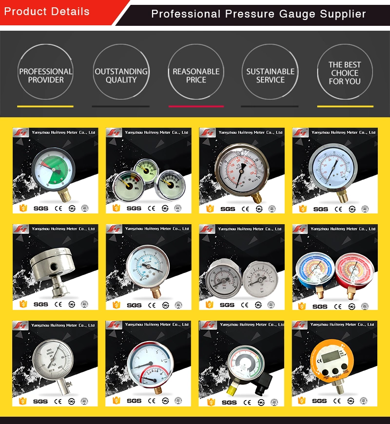 Liquid Filled Stainless Steel Fuel Pressure Gauge for Fuel Regulator 15/60/100 Psi, Auto Parts