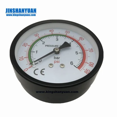 80mm Lower or Back Connection Temperature Pressure Gauge Thermo Manometer