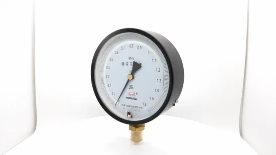 Hongqi® Standard Precision Pressure Gauge with 0.4% and 0.6% Accuracy